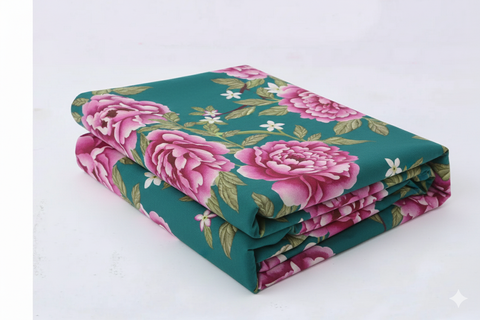 Double Cotton Printed Bedsheet