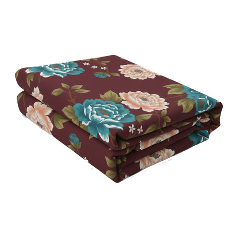 Double Cotton Printed Bedsheet